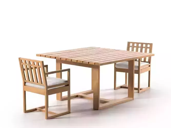 Square Collection Table and Chair