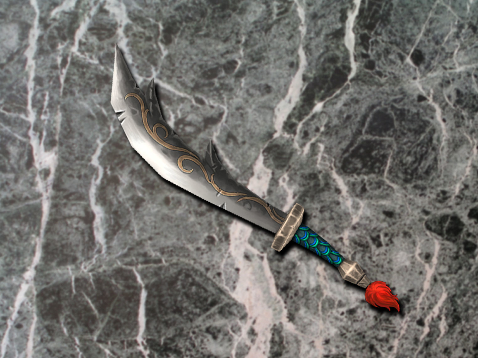 Fantasy Armory -  Sword Collection Vol01 Low-poly 3D model_13