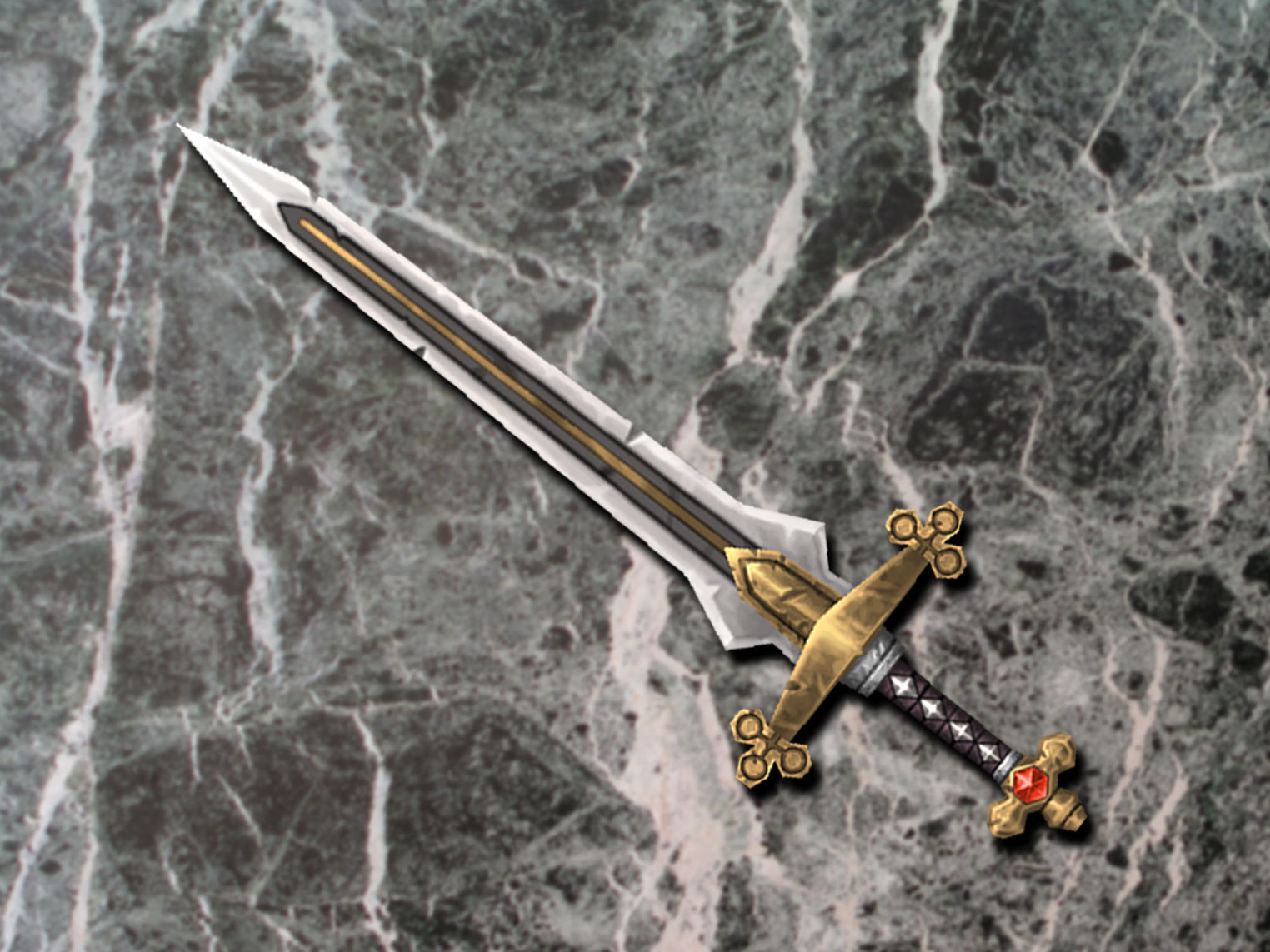 Fantasy Armory -  Sword Collection Vol01 Low-poly 3D model_7