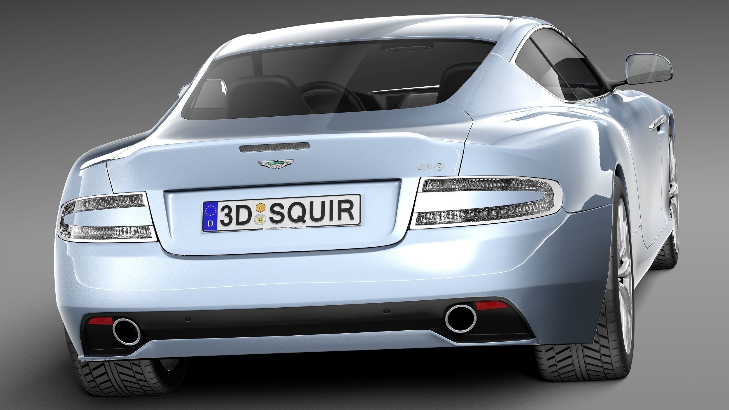 Aston Martin DB9 2013 3D model_5