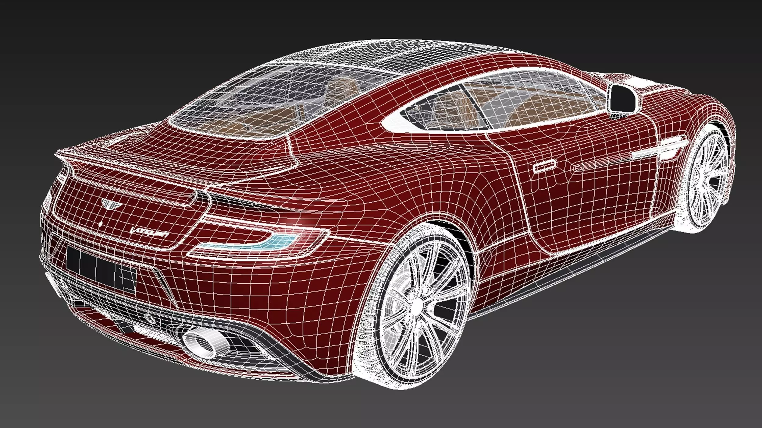 Aston Martin DB9 2013 3D model_18