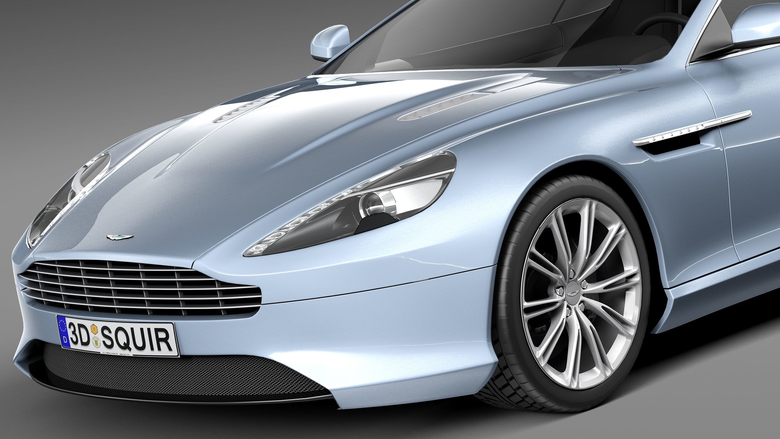 Aston Martin DB9 2013 3D model_2