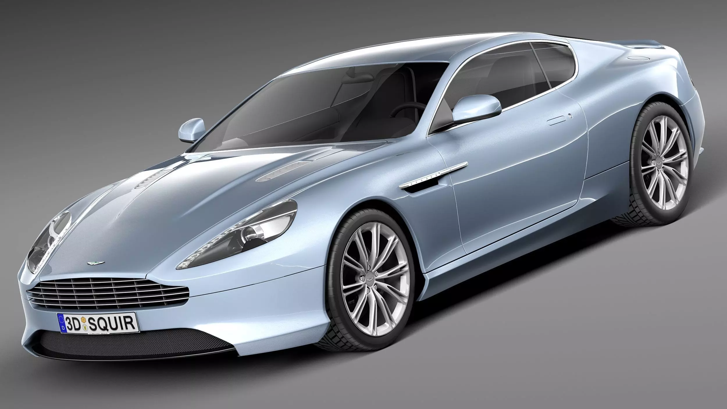 Aston Martin DB9 2013 3D model_0