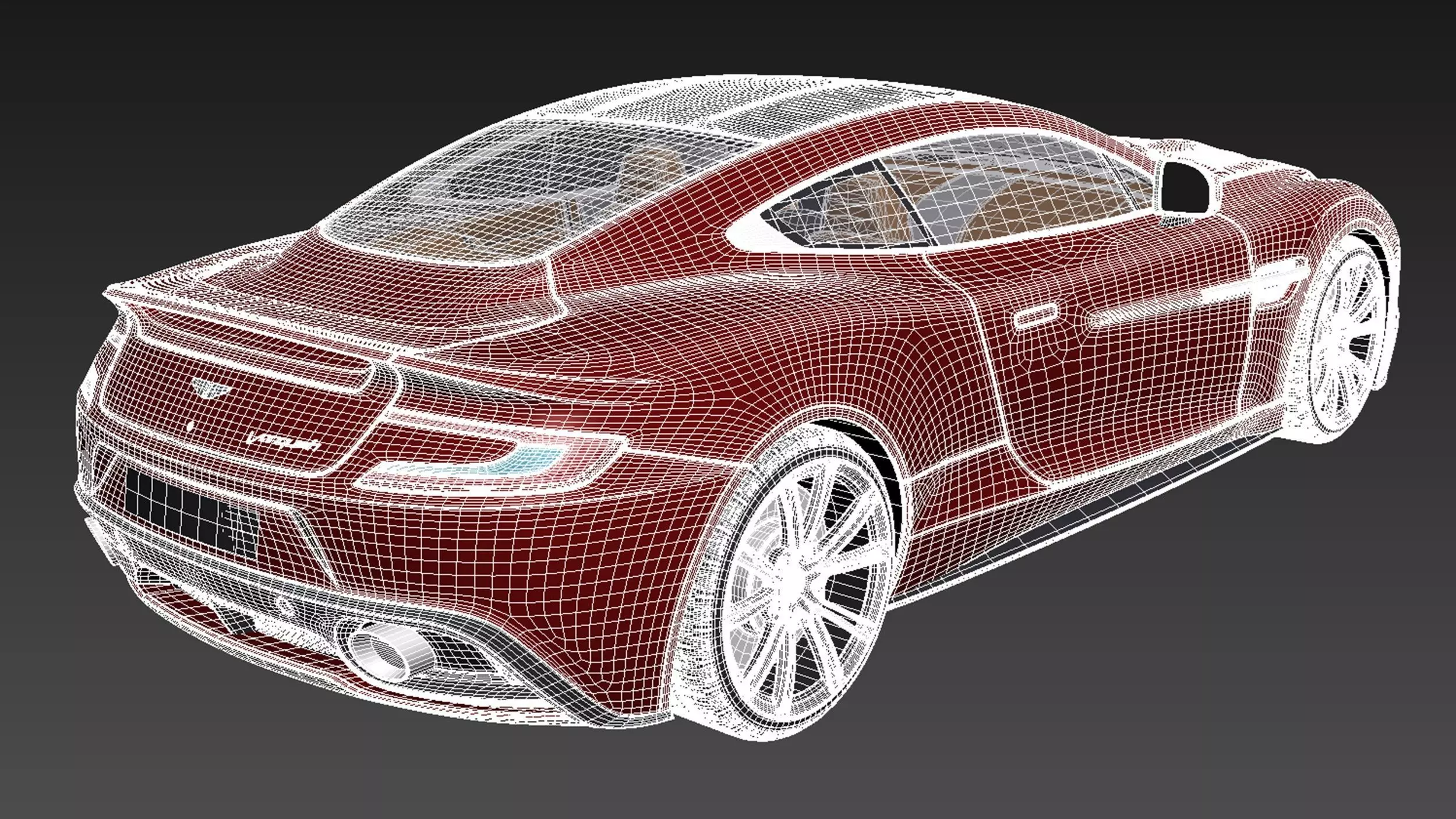 Aston Martin DB9 2013 3D model_20