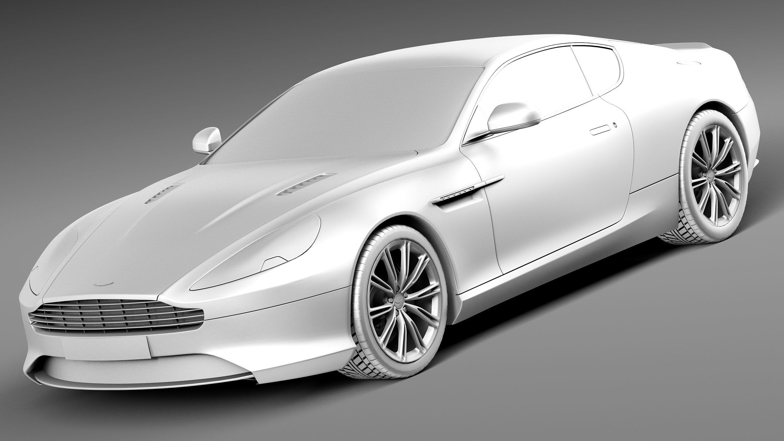 Aston Martin DB9 2013 3D model_8