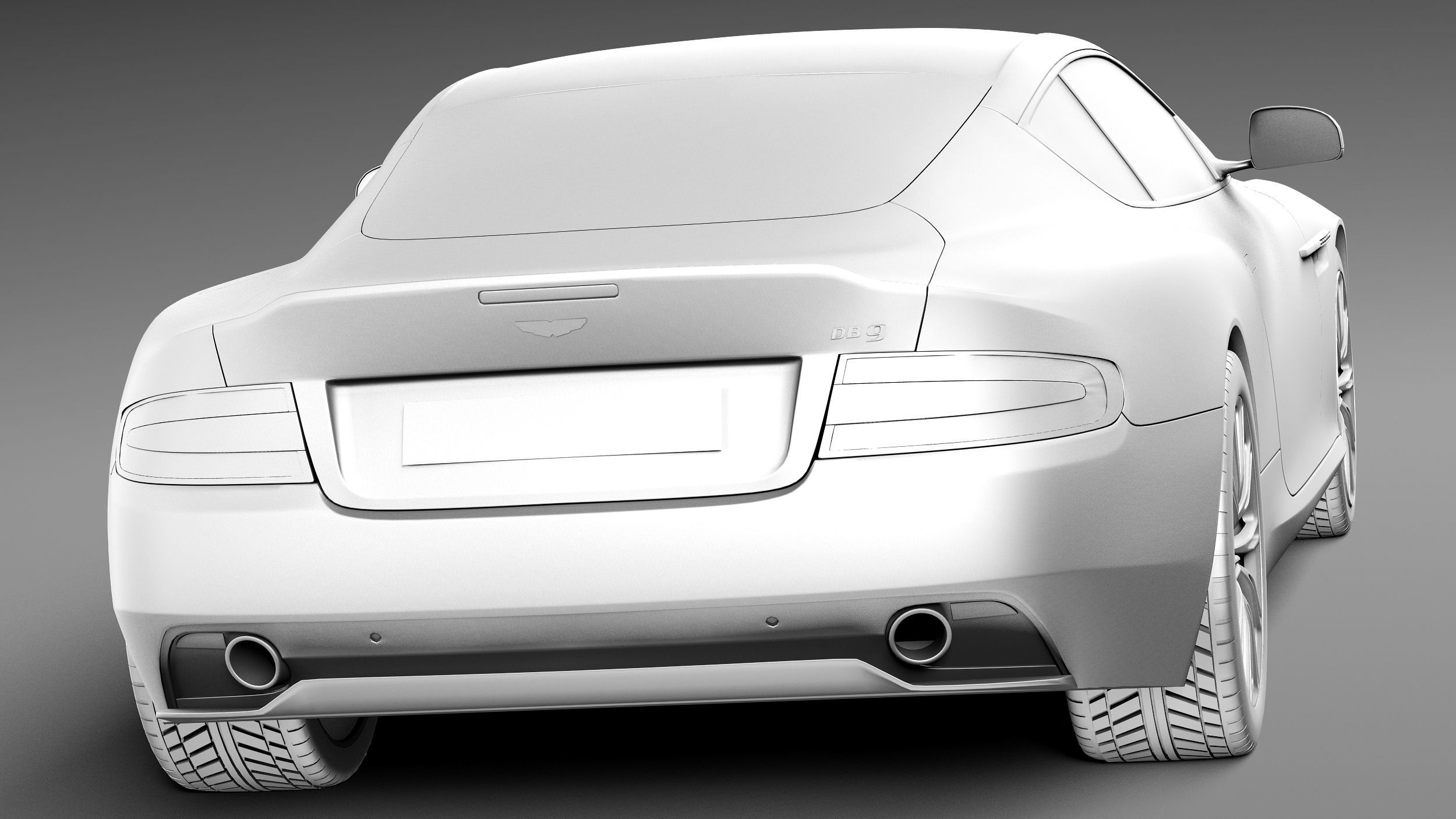 Aston Martin DB9 2013 3D model_13