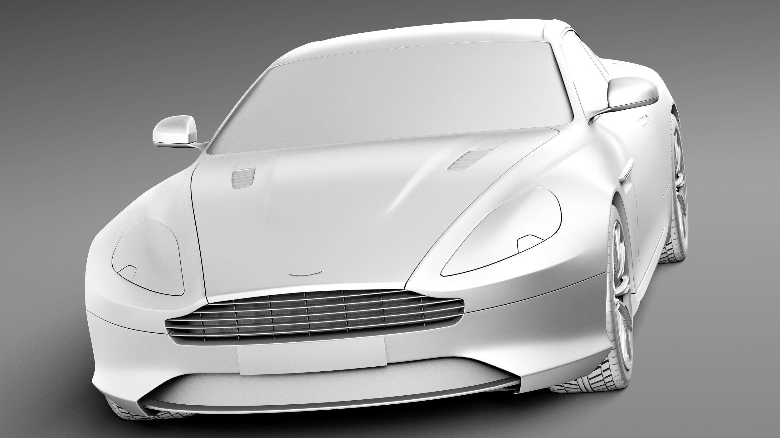 Aston Martin DB9 2013 3D model_9