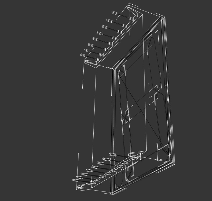 Seven Segment Display Model Low-poly 3D model_14