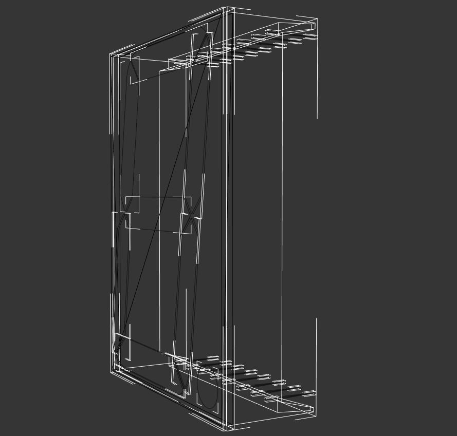 Seven Segment Display Model Low-poly 3D model_12