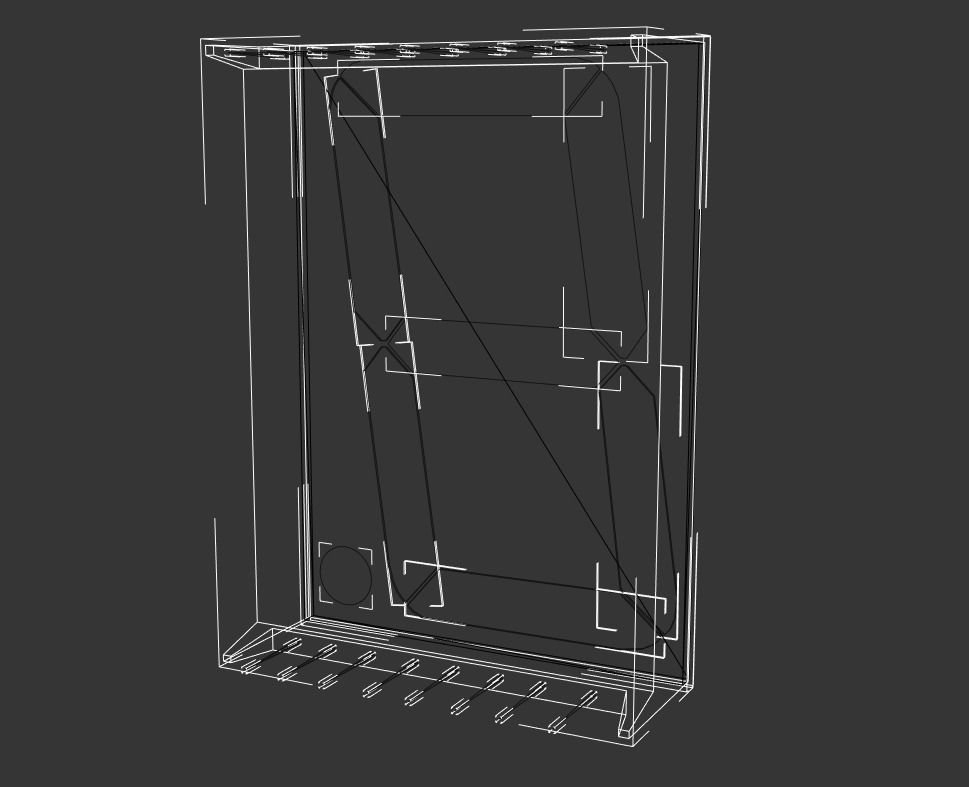 Seven Segment Display Model Low-poly 3D model_11