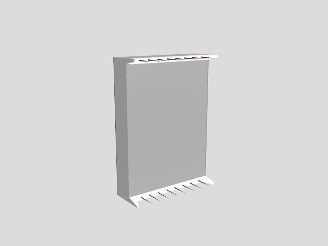 Seven Segment Display Model Low-poly 3D model_5