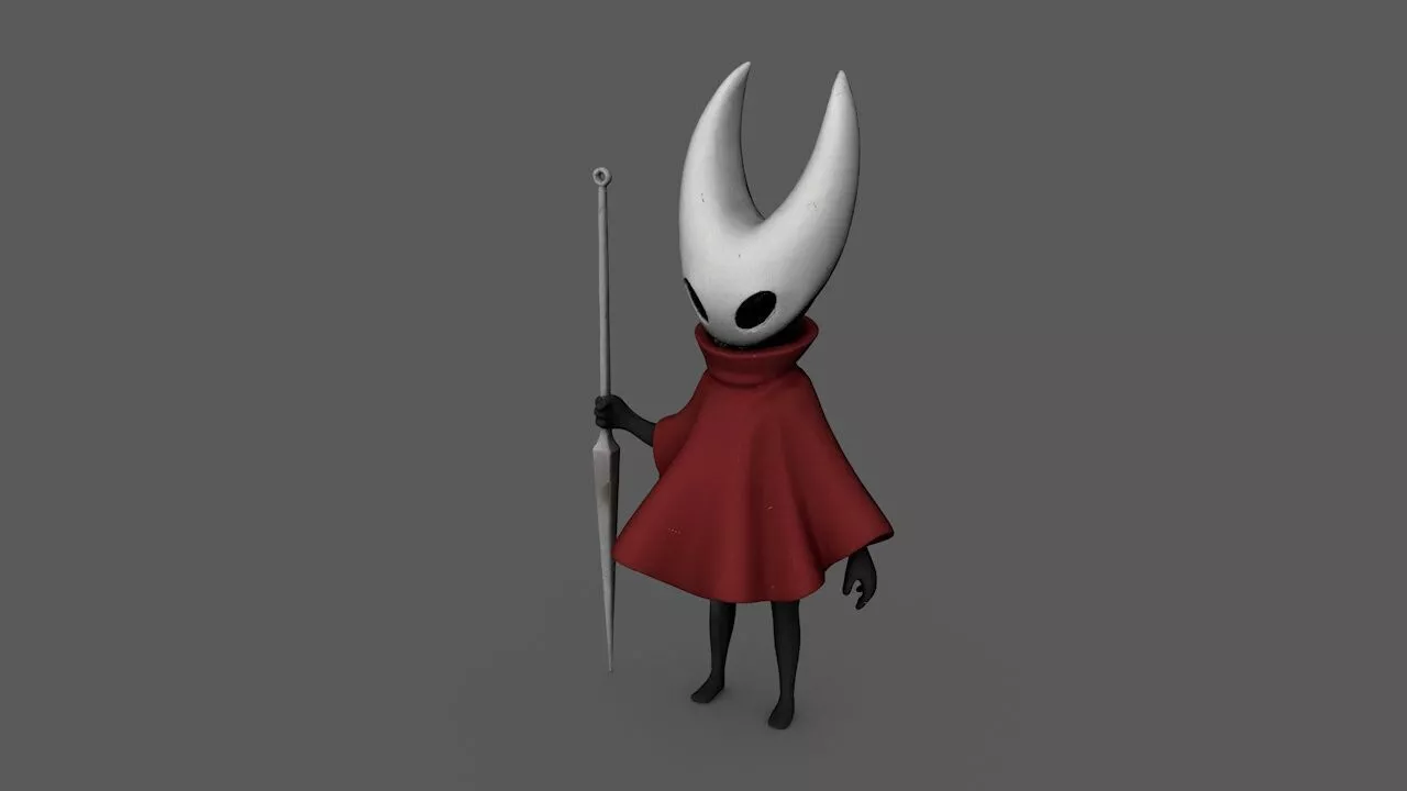 Hollow Knight Hornet 3D Model Optimized STL File 3D print model