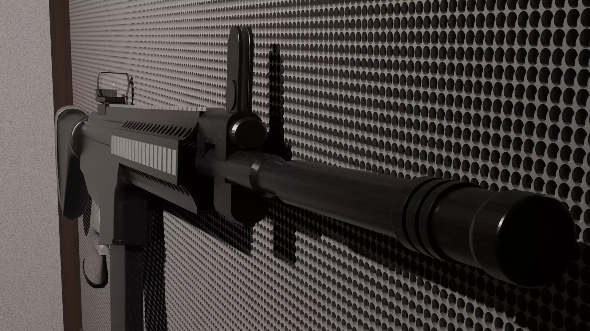 3D Model of a M4 carabine rifle 3D model