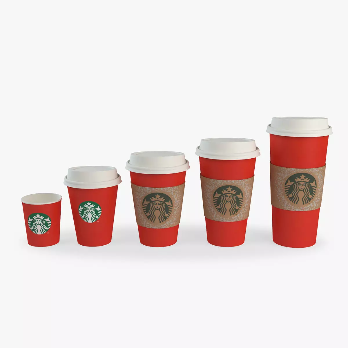 takeaway cups 3D model_0