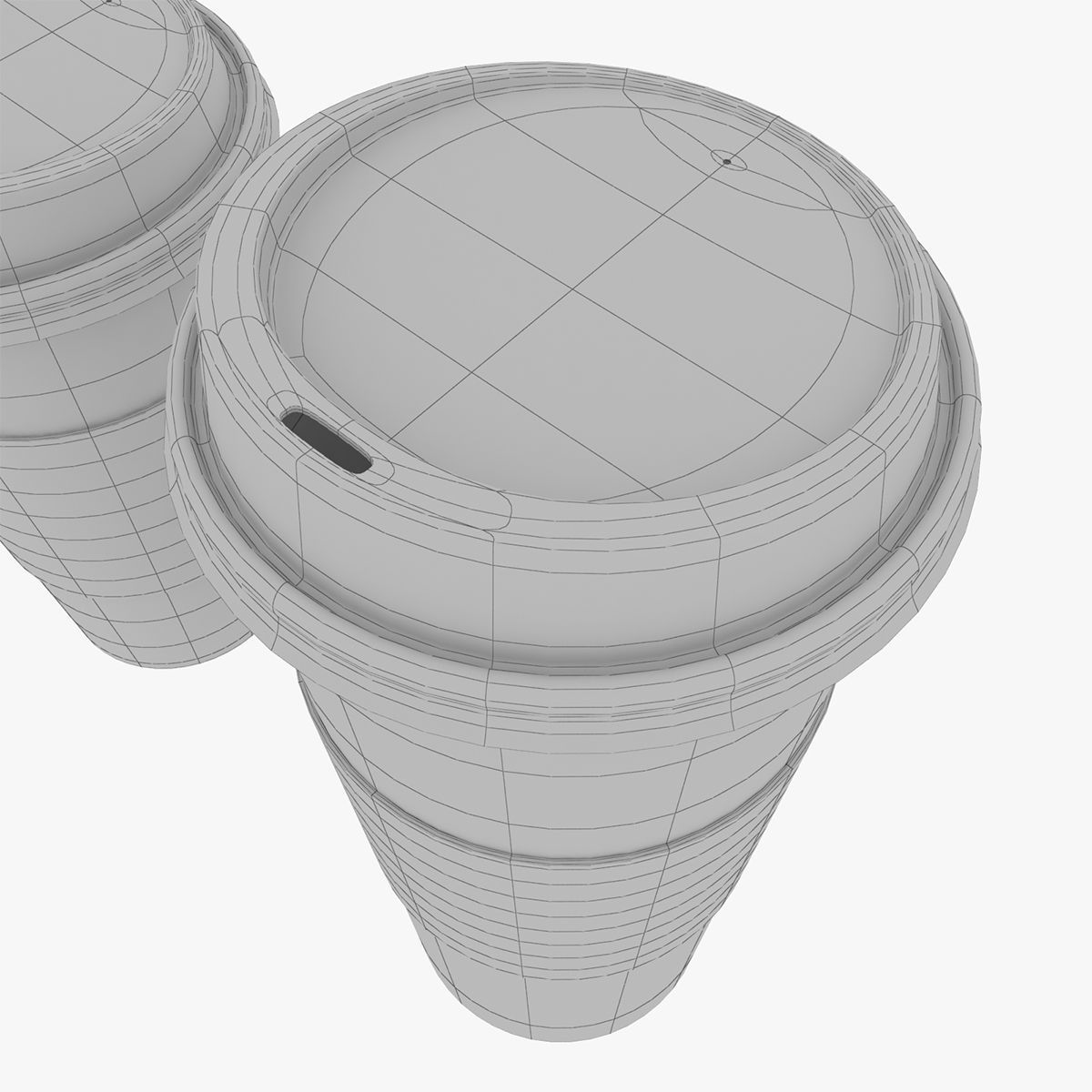 takeaway cups 3D model_6