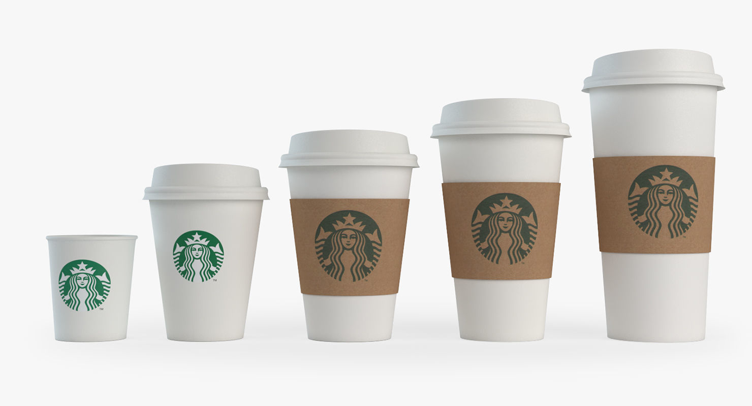 takeaway cups 3D model_1