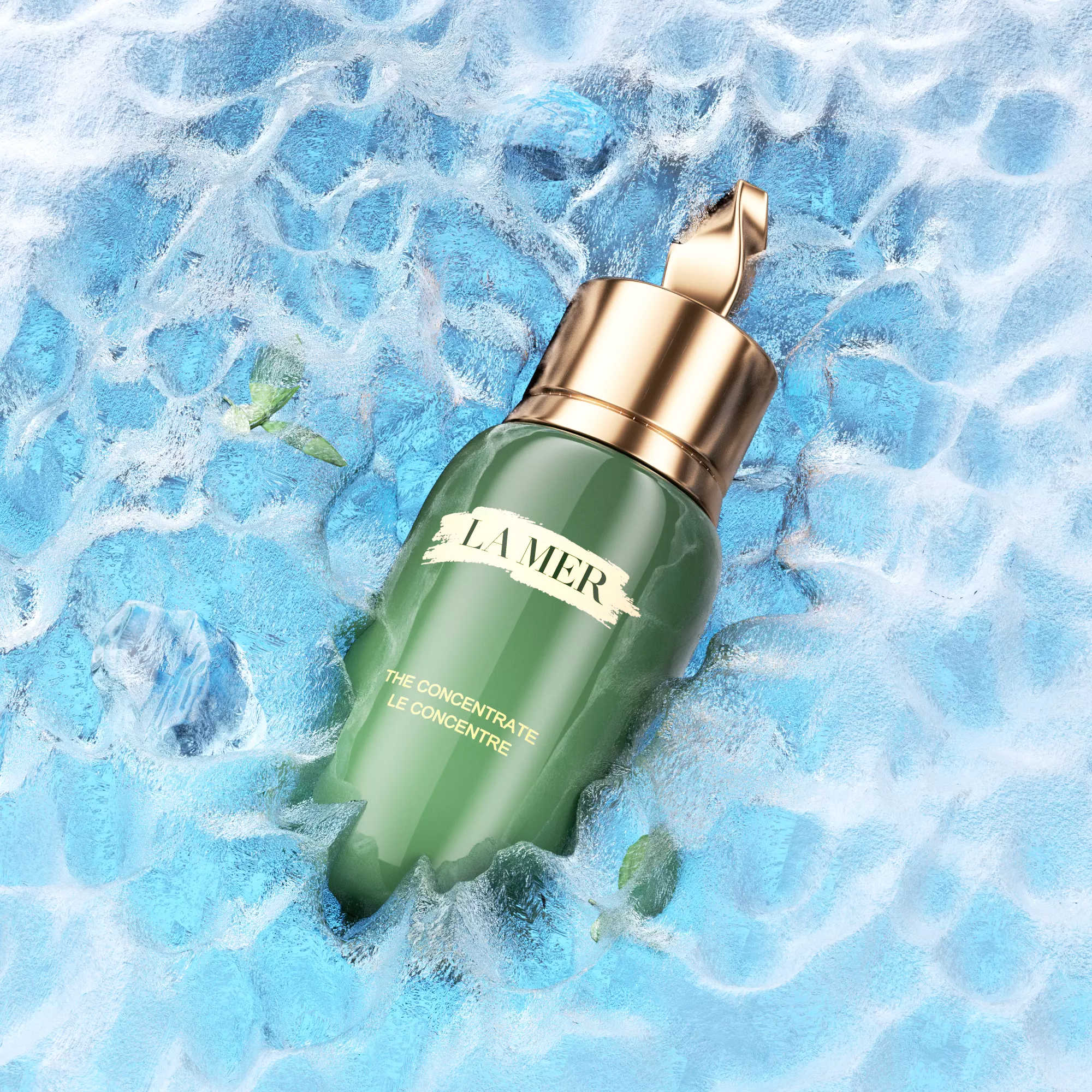 LA MER The Concentrate Ice Ripple Water Square 3D Scene 3D model