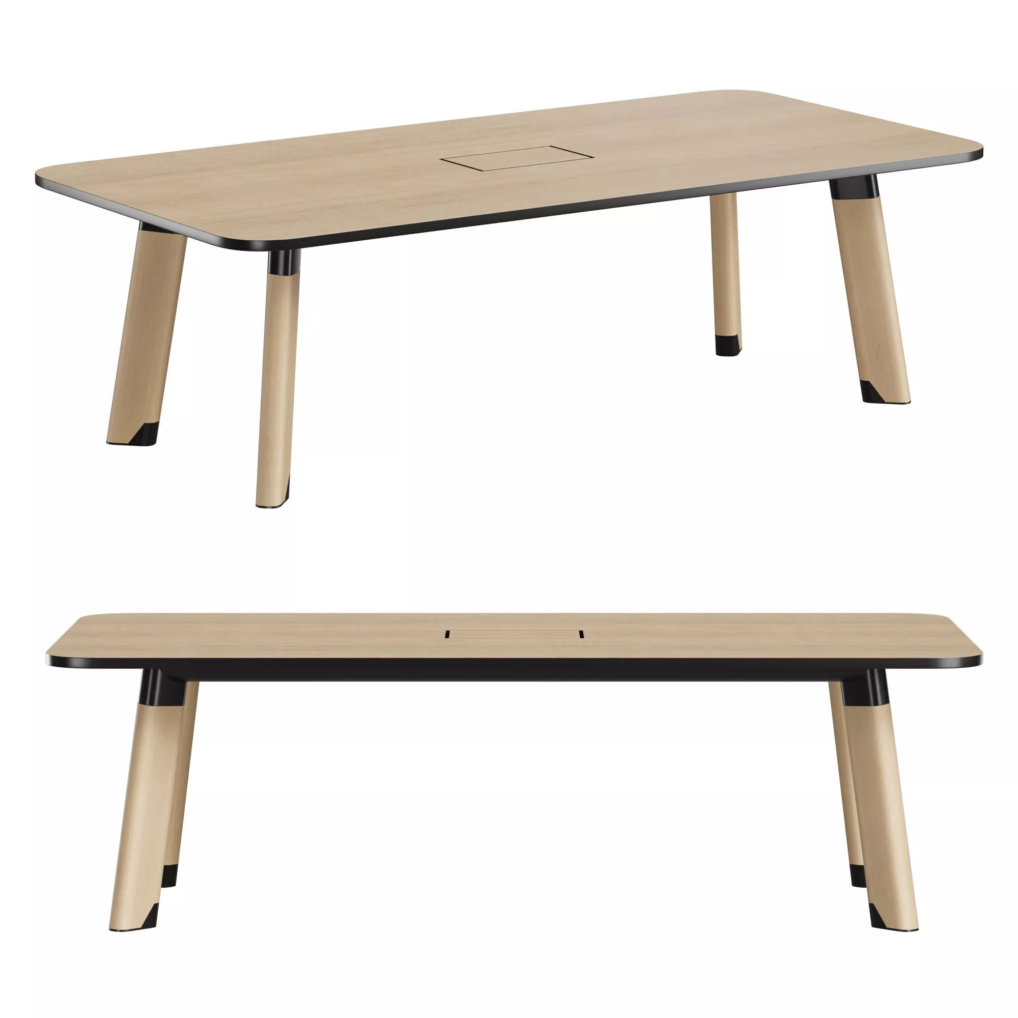 Diva office table 3D model