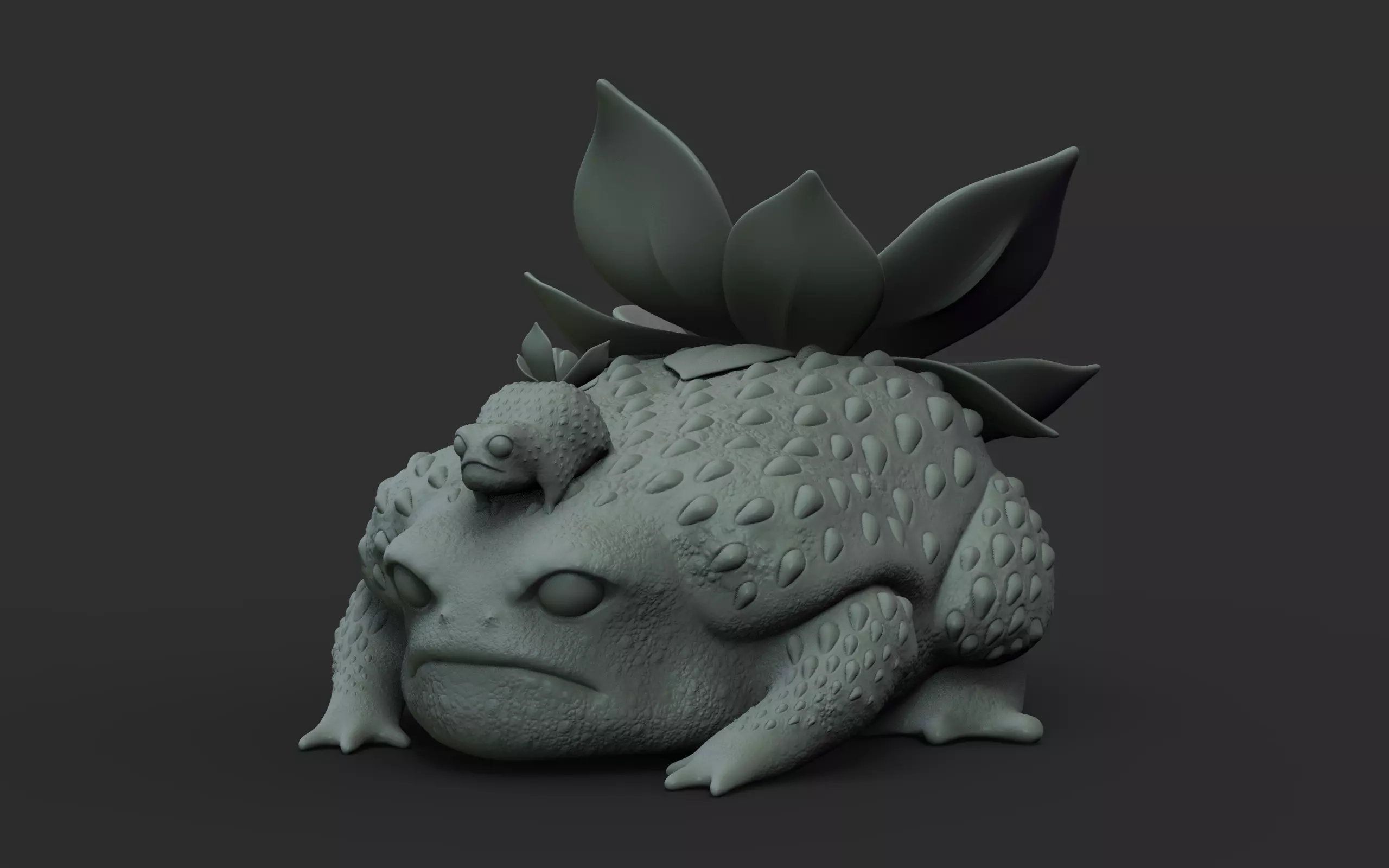 Strawberry Rain Frog 3D print model