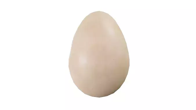 Stylized Egg  Low Poly Game Ready 3D Model Low-poly 3D model 2