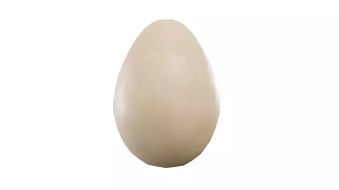 Stylized Egg  Low Poly Game Ready 3D Model Low-poly 3D model 4