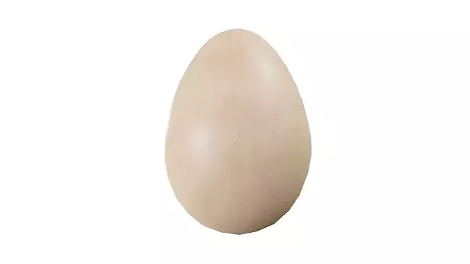 Stylized Egg  Low Poly Game Ready 3D Model Low-poly 3D model 6
