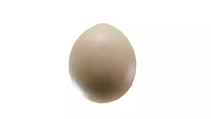 Stylized Egg  Low Poly Game Ready 3D Model Low-poly 3D model 5