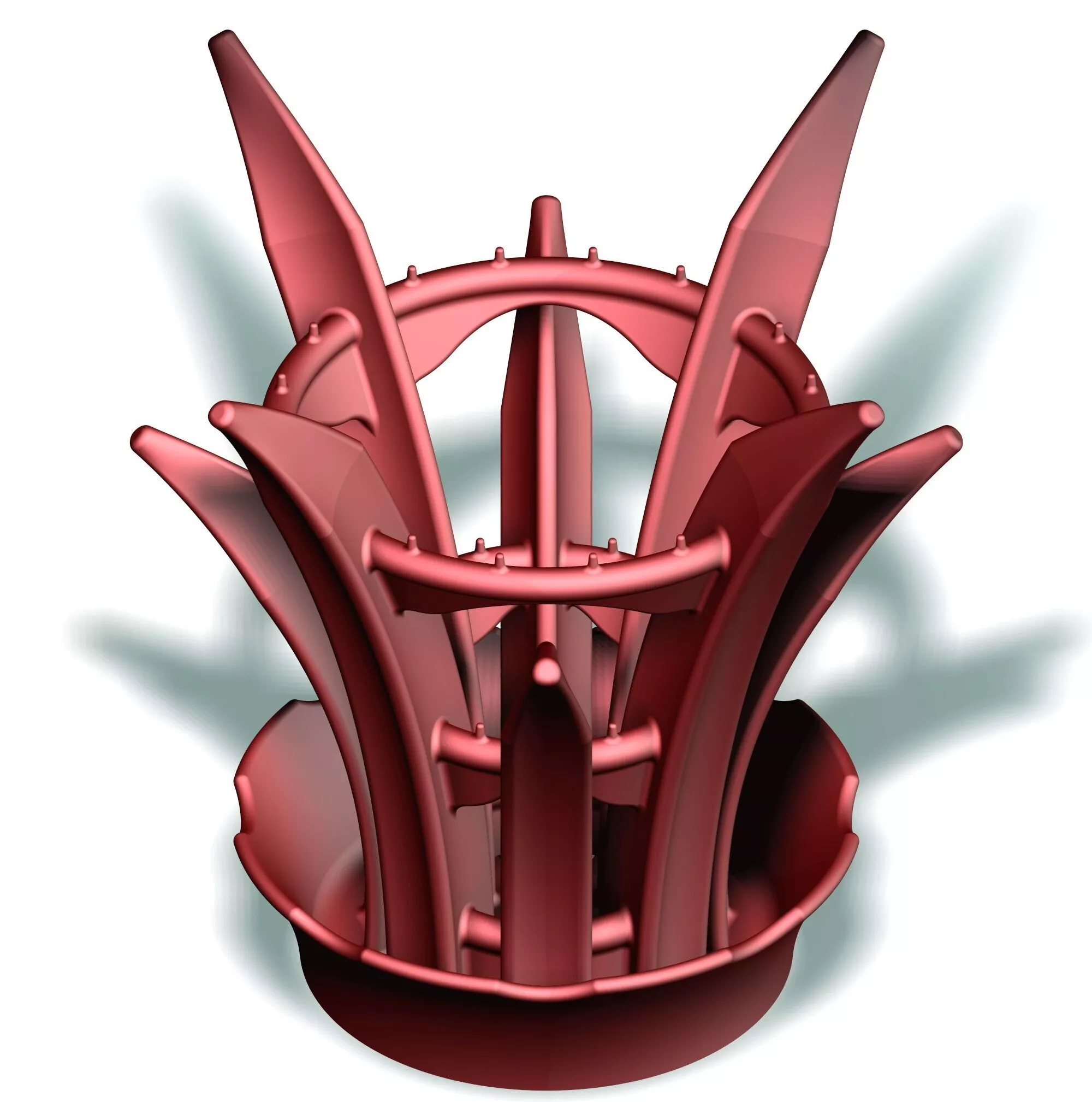 Beautiful modernist and aesthetic flower vase 3D print model