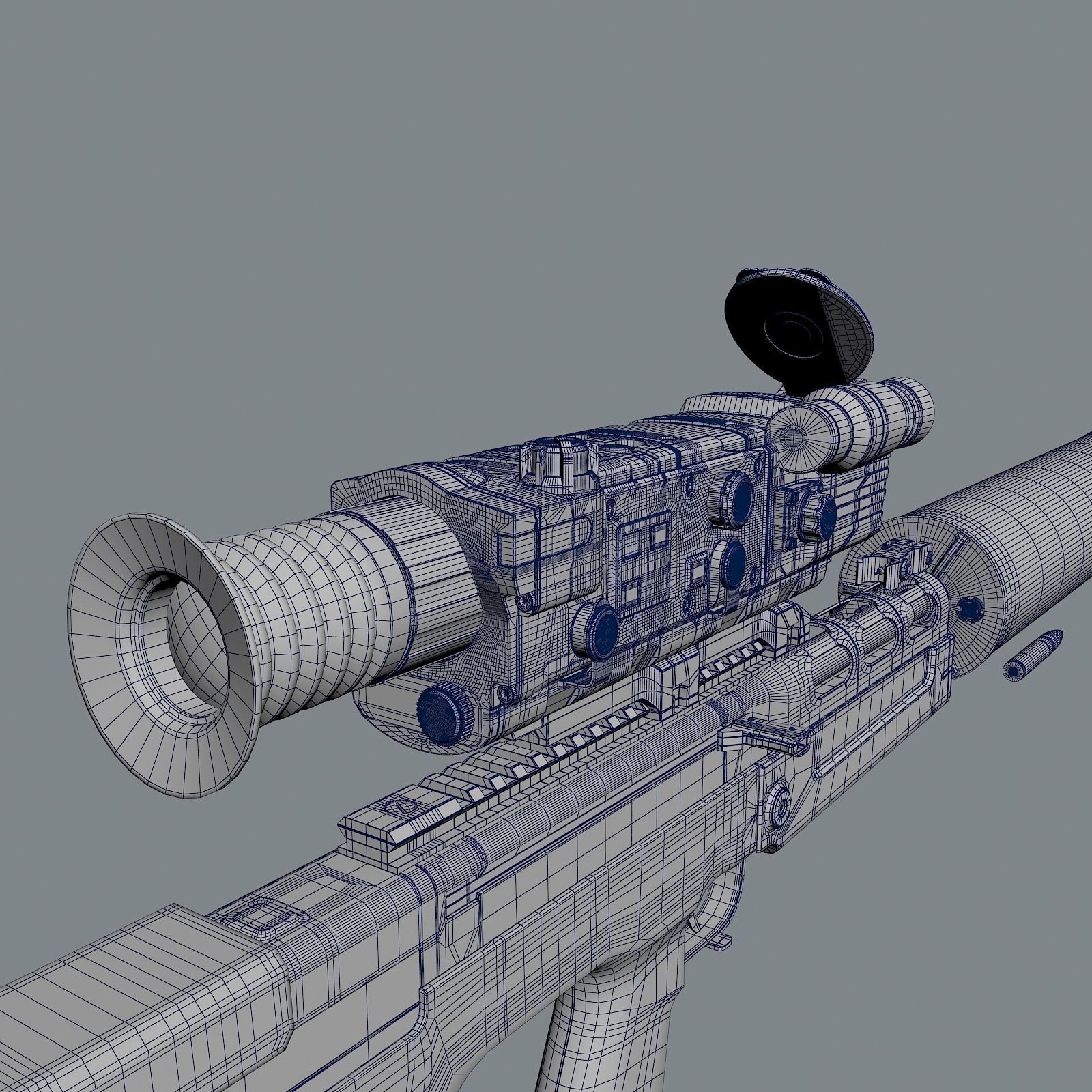 Vyhlop Sniper Rifle 3D model_90