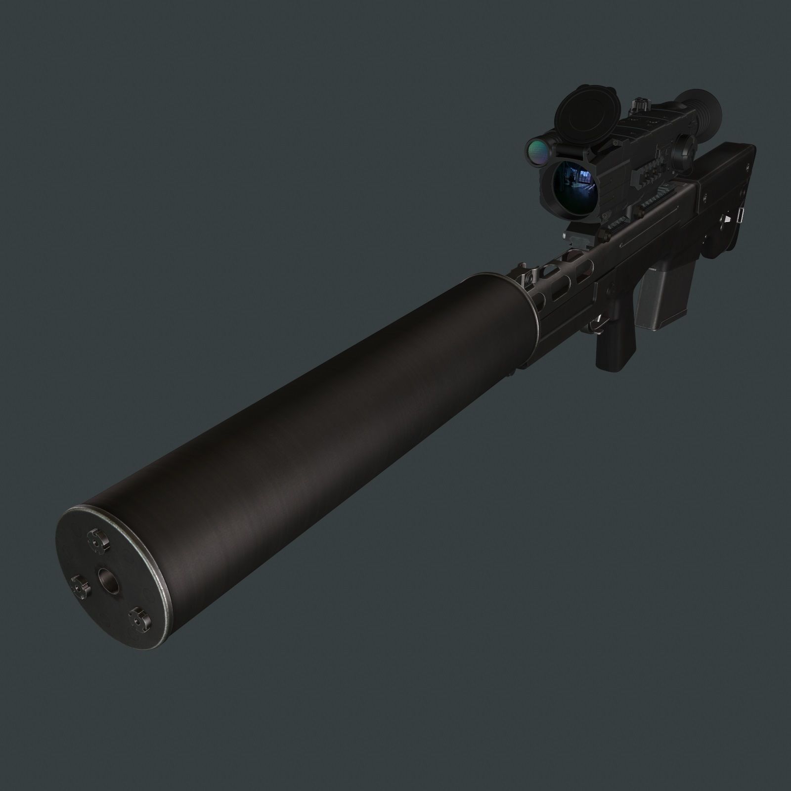 Vyhlop Sniper Rifle 3D model_5