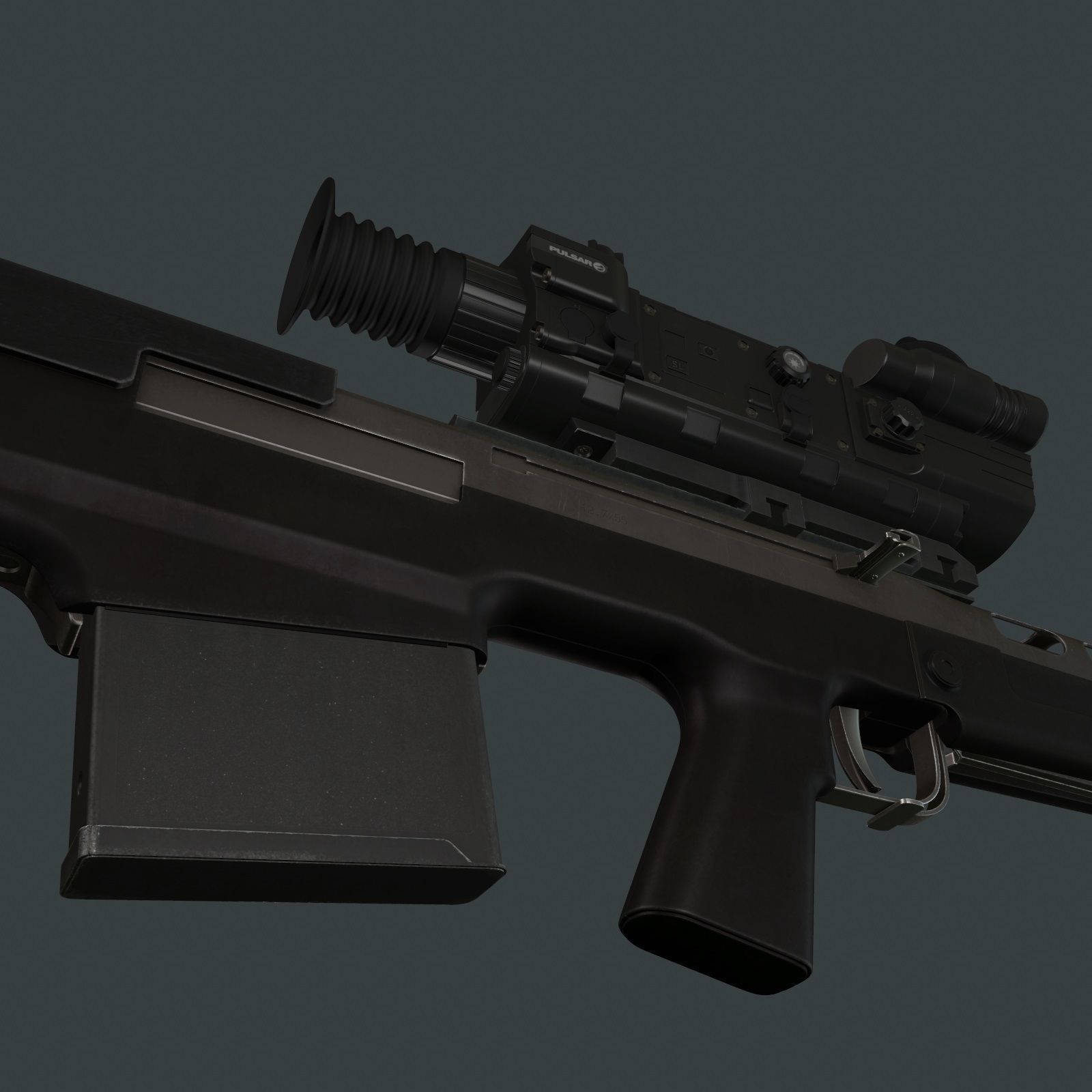 Vyhlop Sniper Rifle 3D model_35