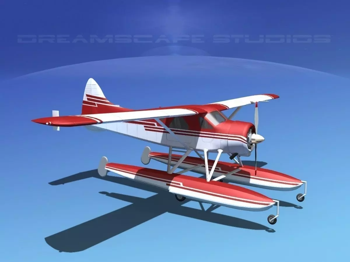 Dehavilland DHC-2 Beaver V12 3D model