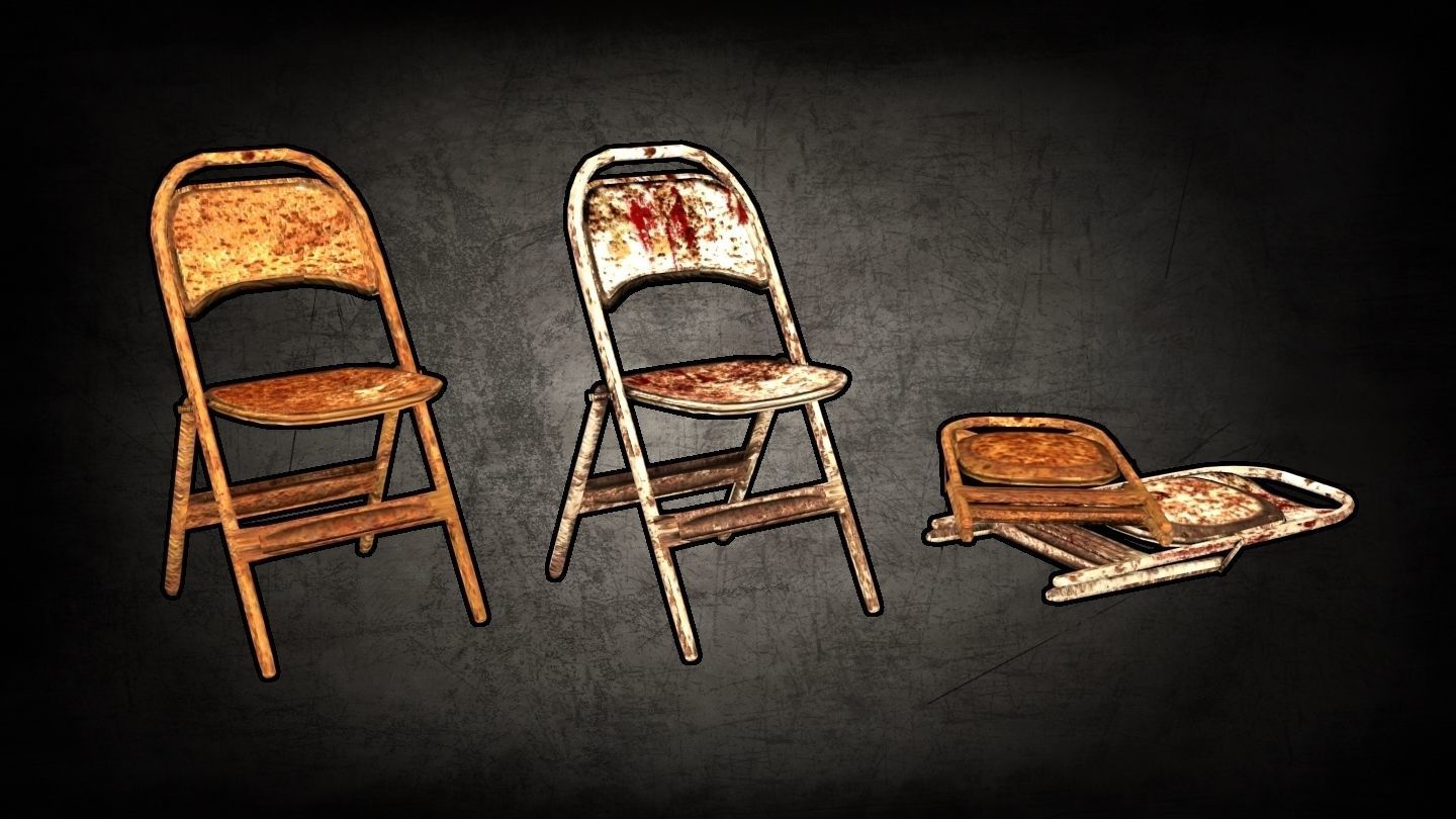 Post-Apocalyptic Office Assets Low-poly 3D model_7