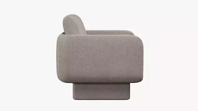 Armchair 3D model 4