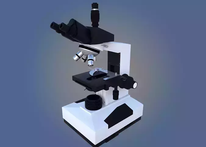 Microscope 3D model
