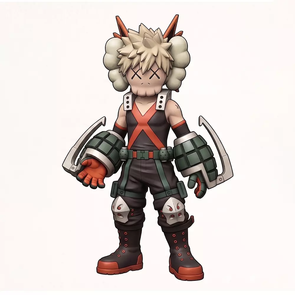 Kaws Katsuki Bakugo My Hero Academia for Print 3D print model