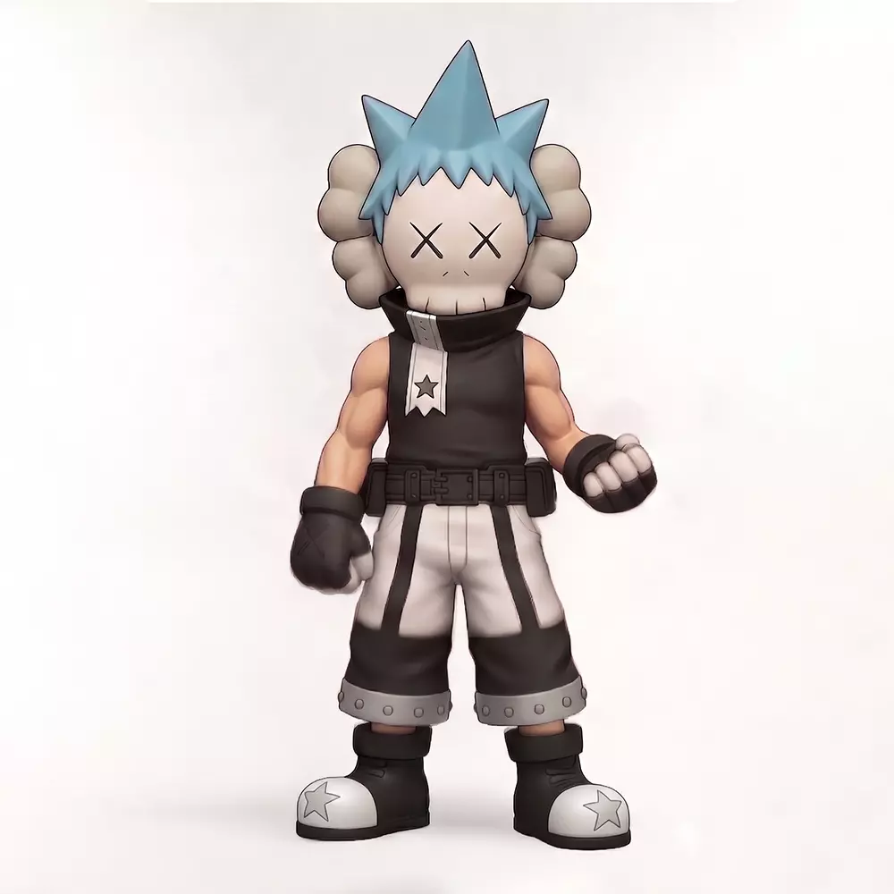 Kaws Black Star Soul Eater for Print 3D print model