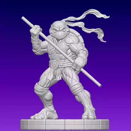 Donatello Ninja Turtle - Stylized Fan Art 3D print model