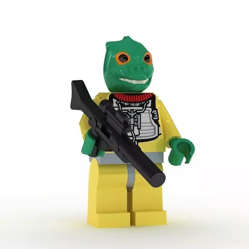 LEGO Minfigure Bossk 3D model