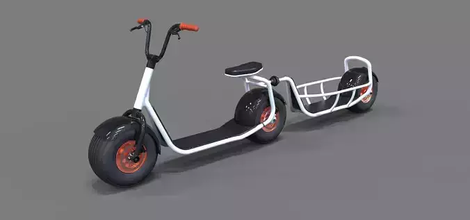 Scrooser with one wheeled trailer concept