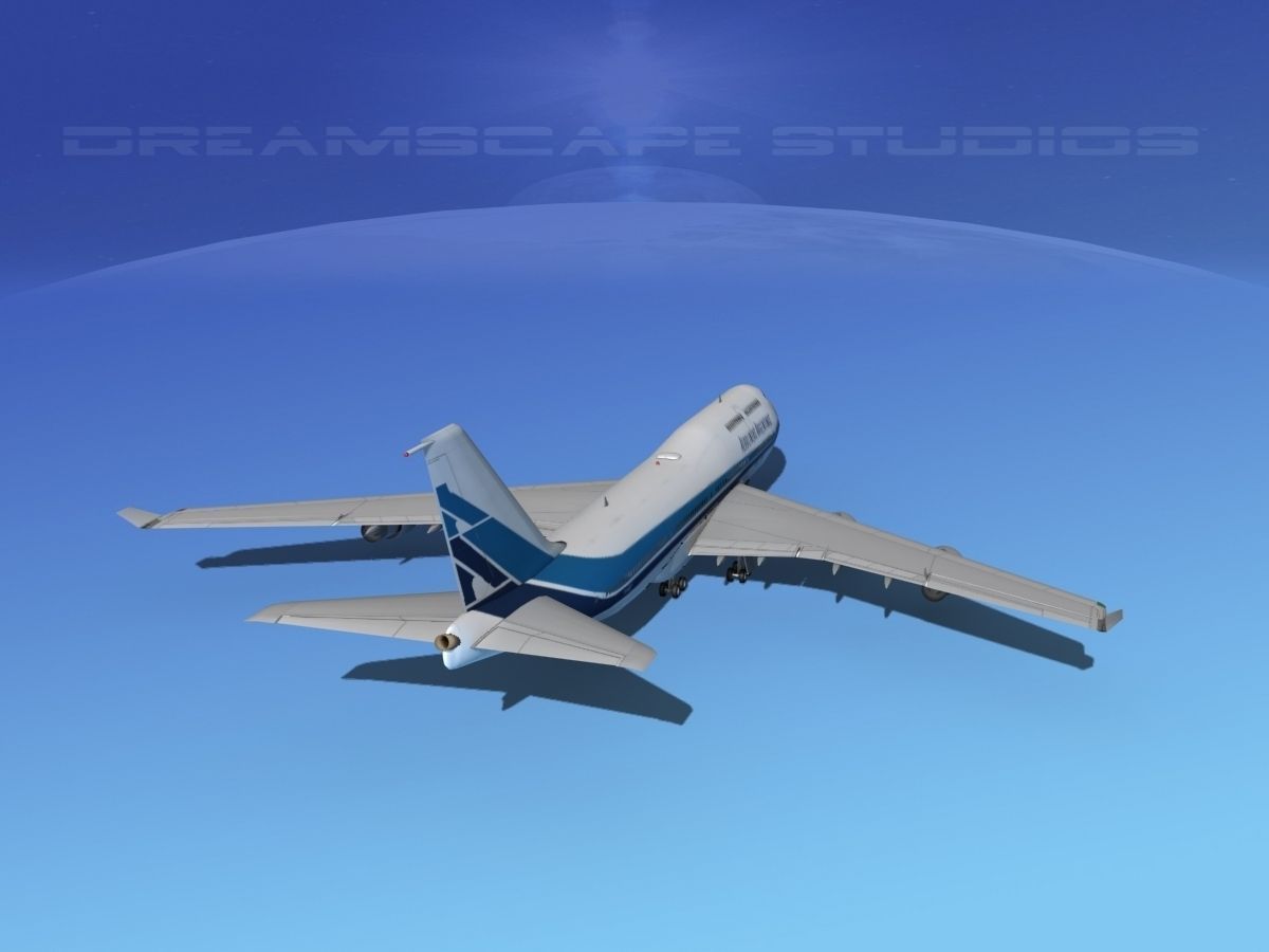 Boeing 747-400 Aerolineas Argentinas 3D model_6
