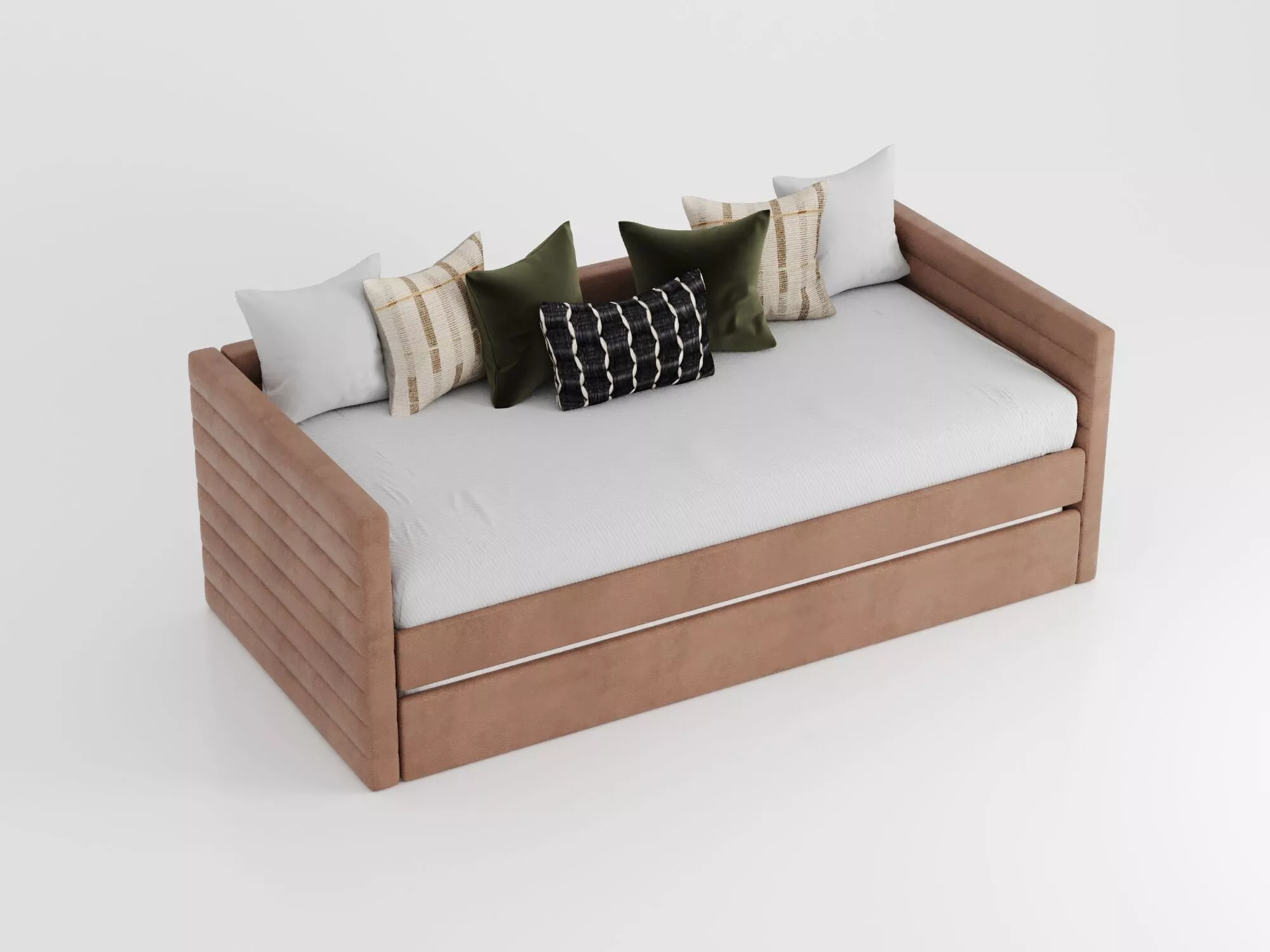 Meridian Beverly Vegan Leather Upholstered Twin Daybed 3D model