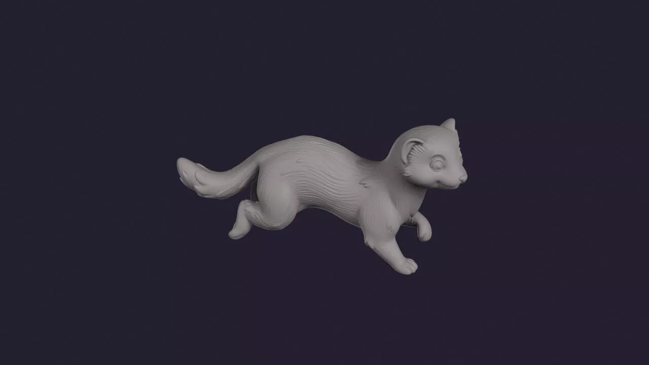 Ermine 3D print model