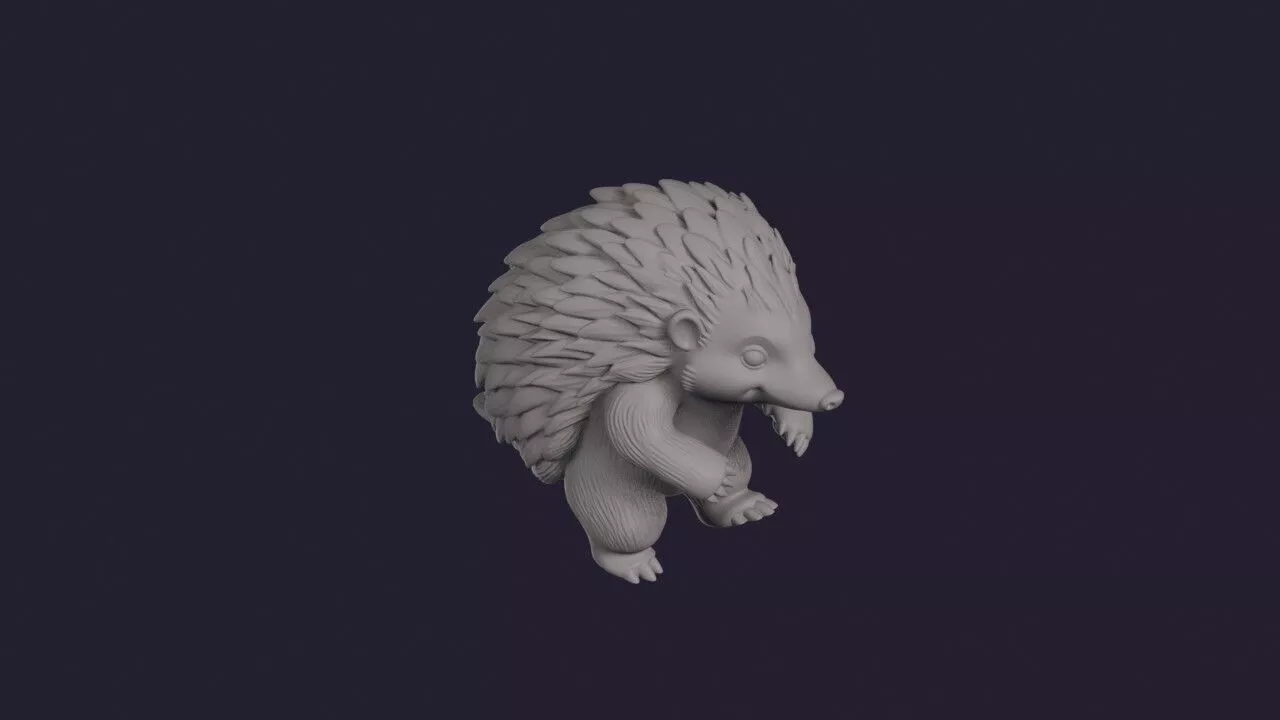 Echidna 3D print model