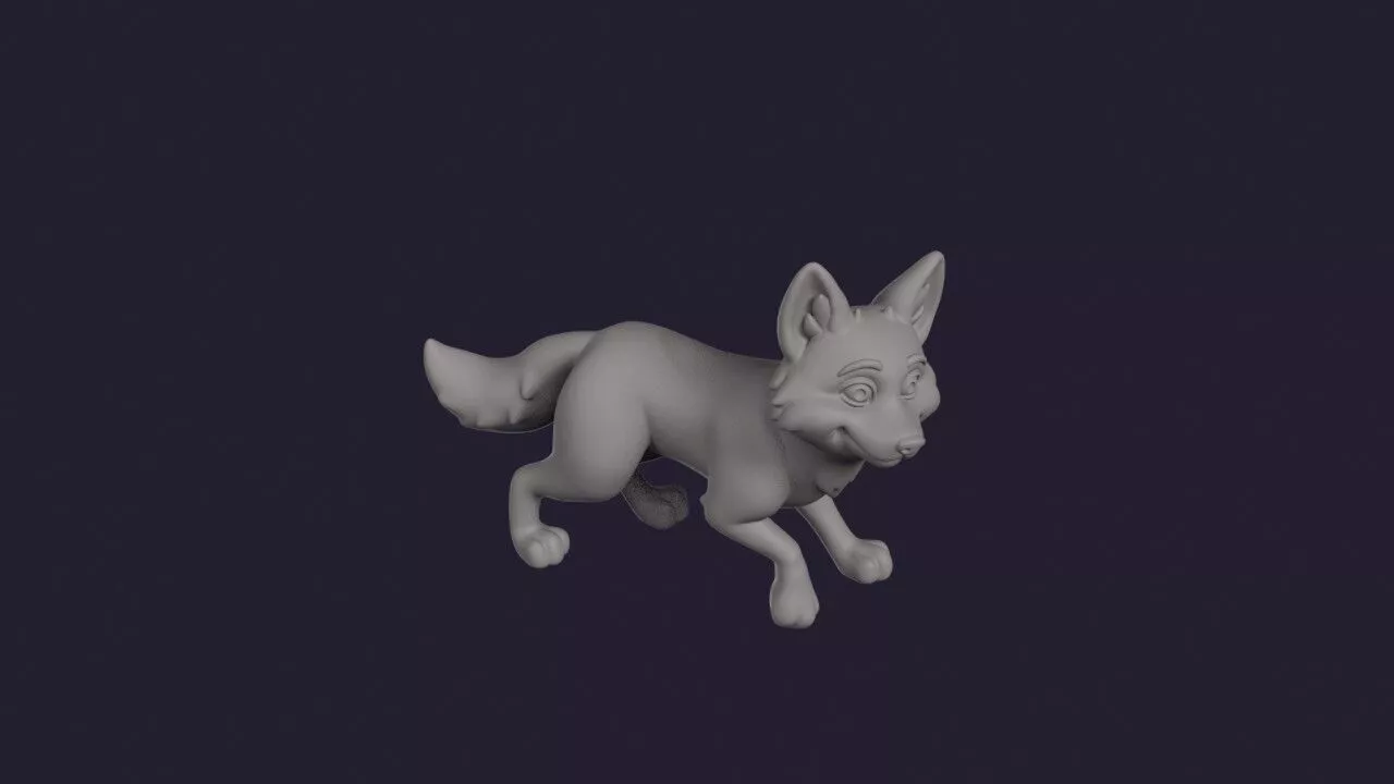 Coyote 3D print model