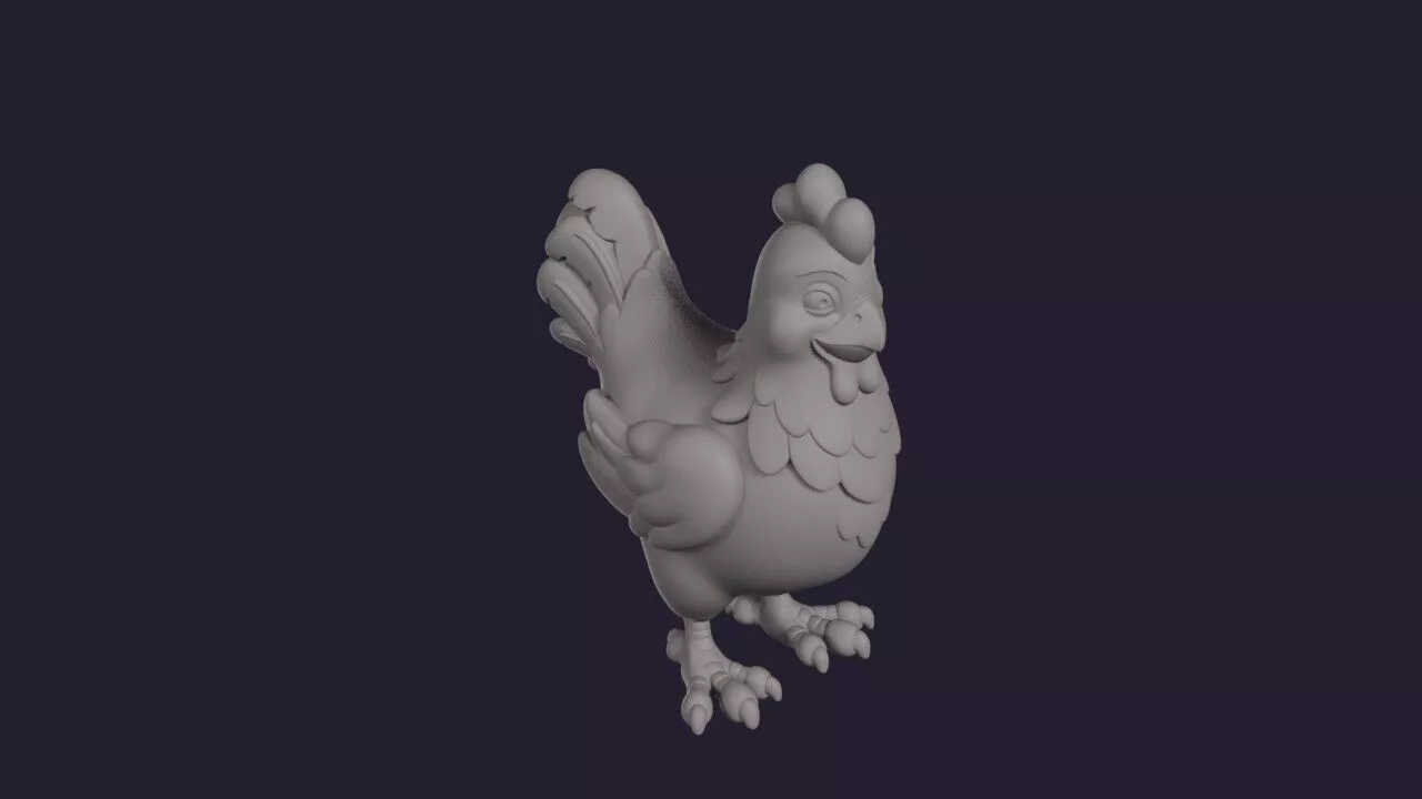 Chicken 3D print model