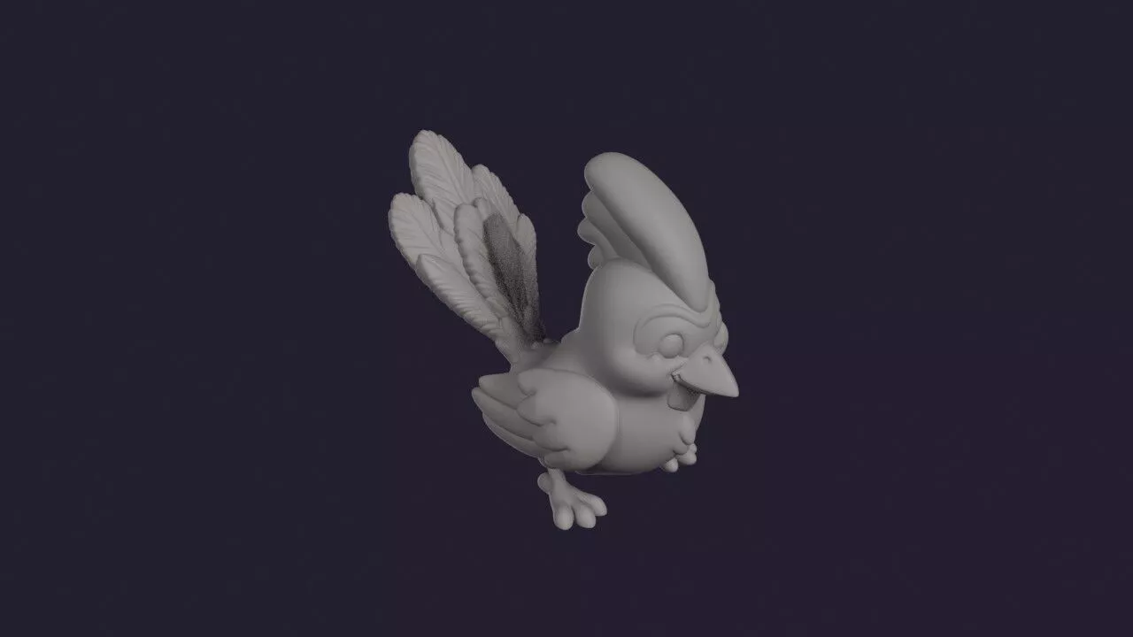 Cardinal 3D print model