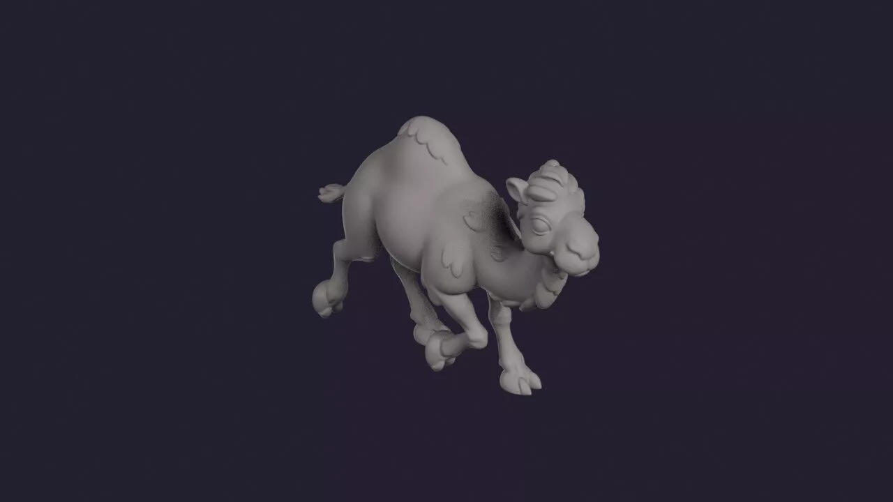 Camel 3D print model