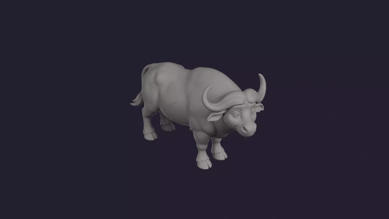 Buffalo 3D print model