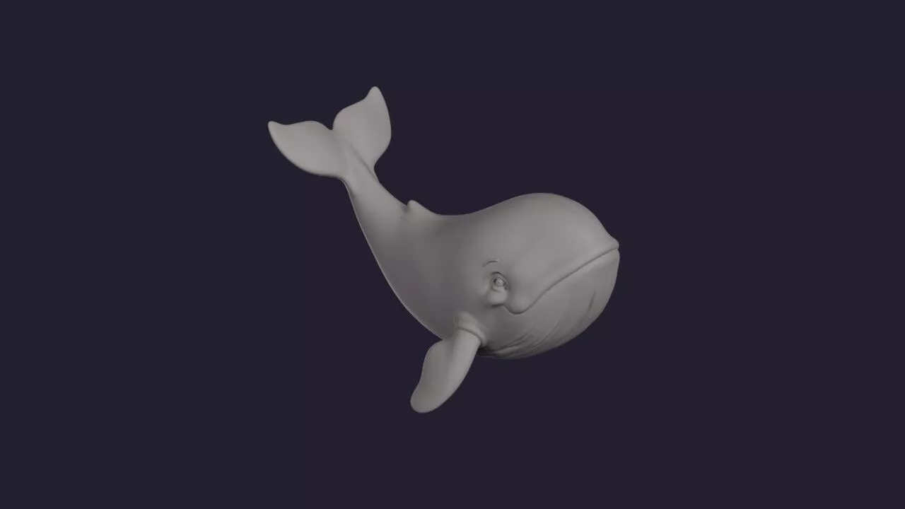 Blue Whale 3D print model